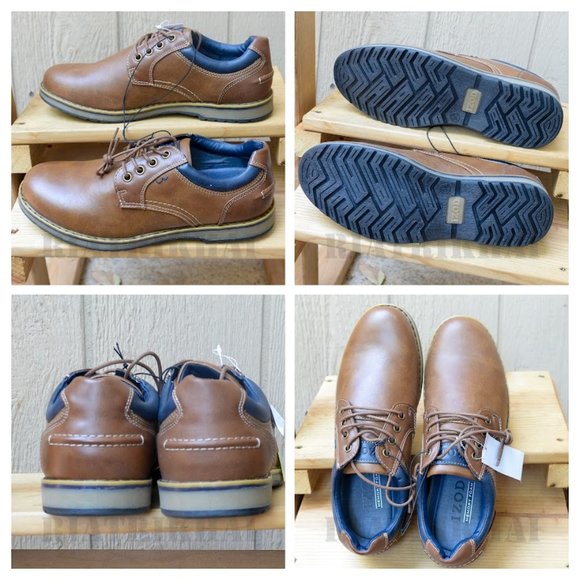 brown Izod ‎ Lace Up Oxfords  Shoes - Picture 1 of 8